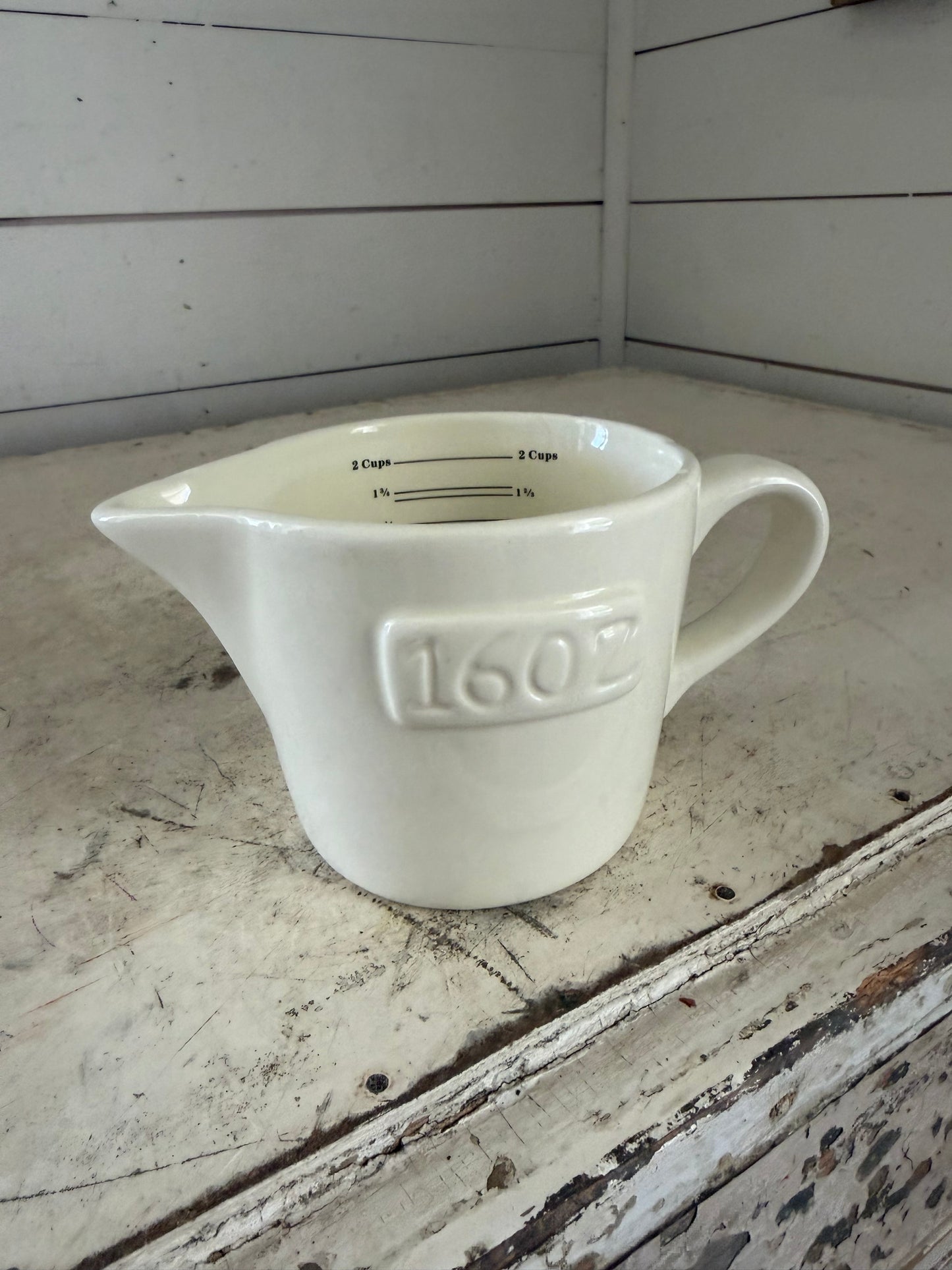 16oz 2 cup Measuring Bowl Kitchen Stoneware