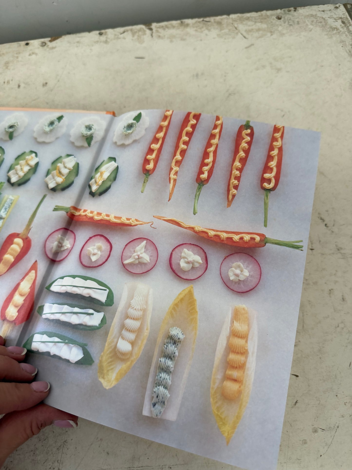 1999 hardcover edition of Martha Stewart's Hors D'oeuvres Handbook.