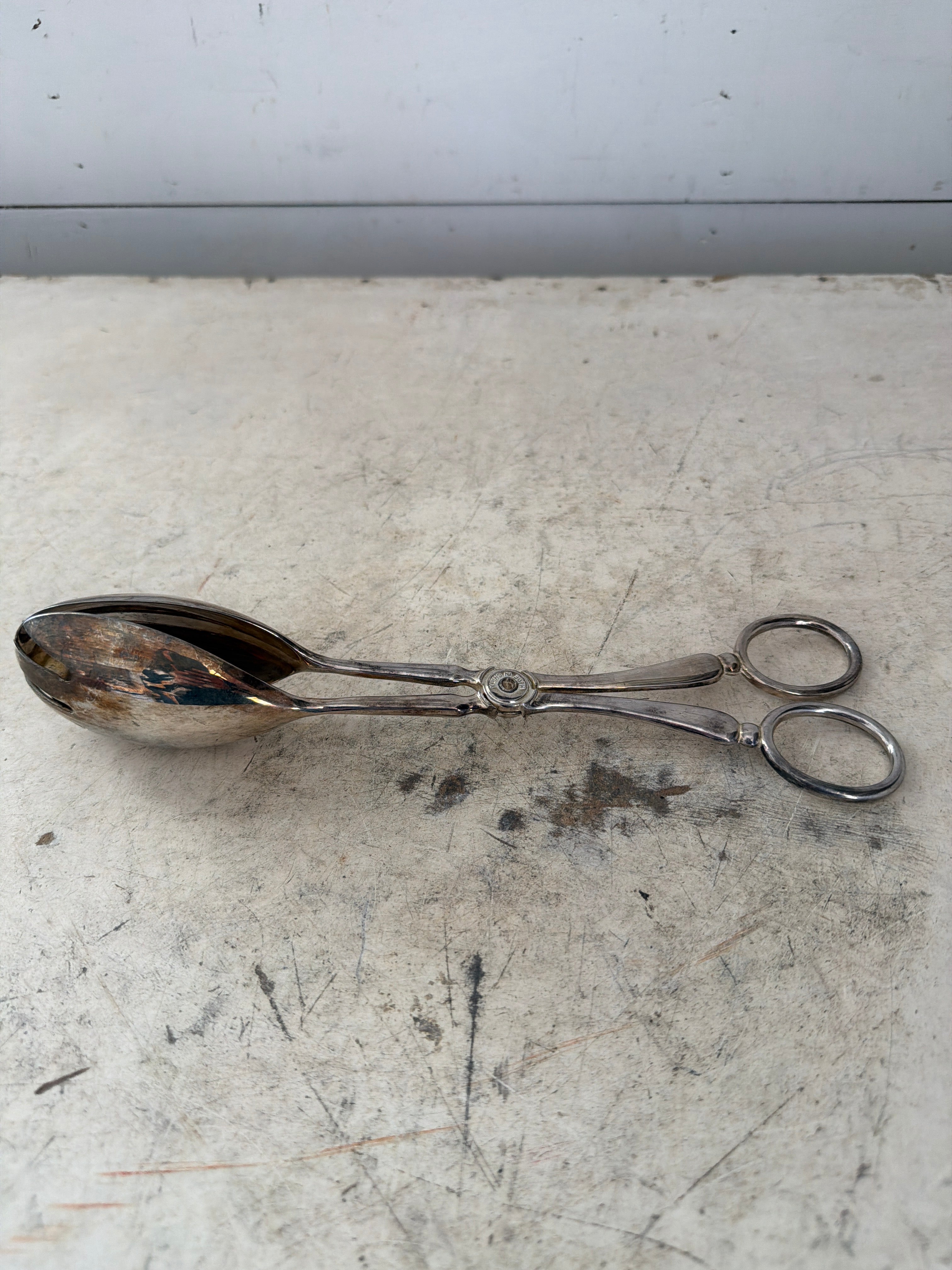 Silver Plate Tongs