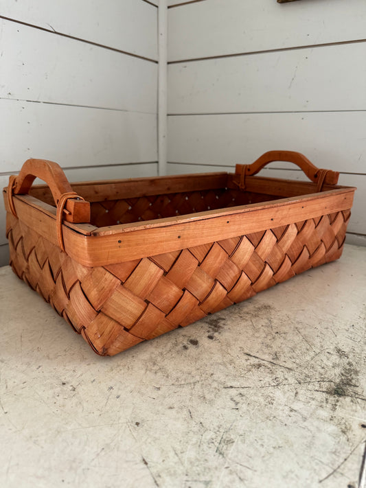 Woven Basket with Handles