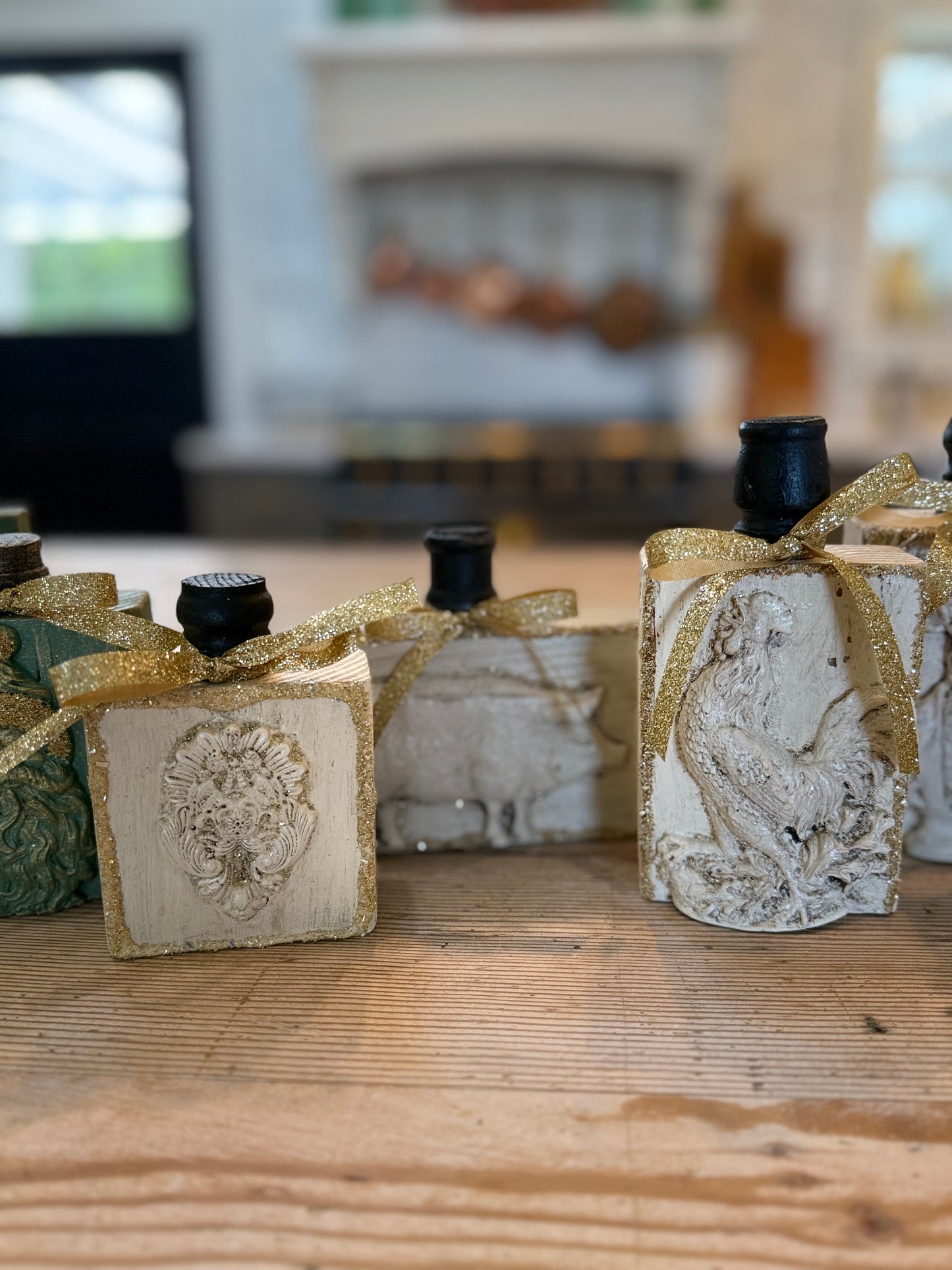 Handmade Holiday Shelf Sitters sold individually