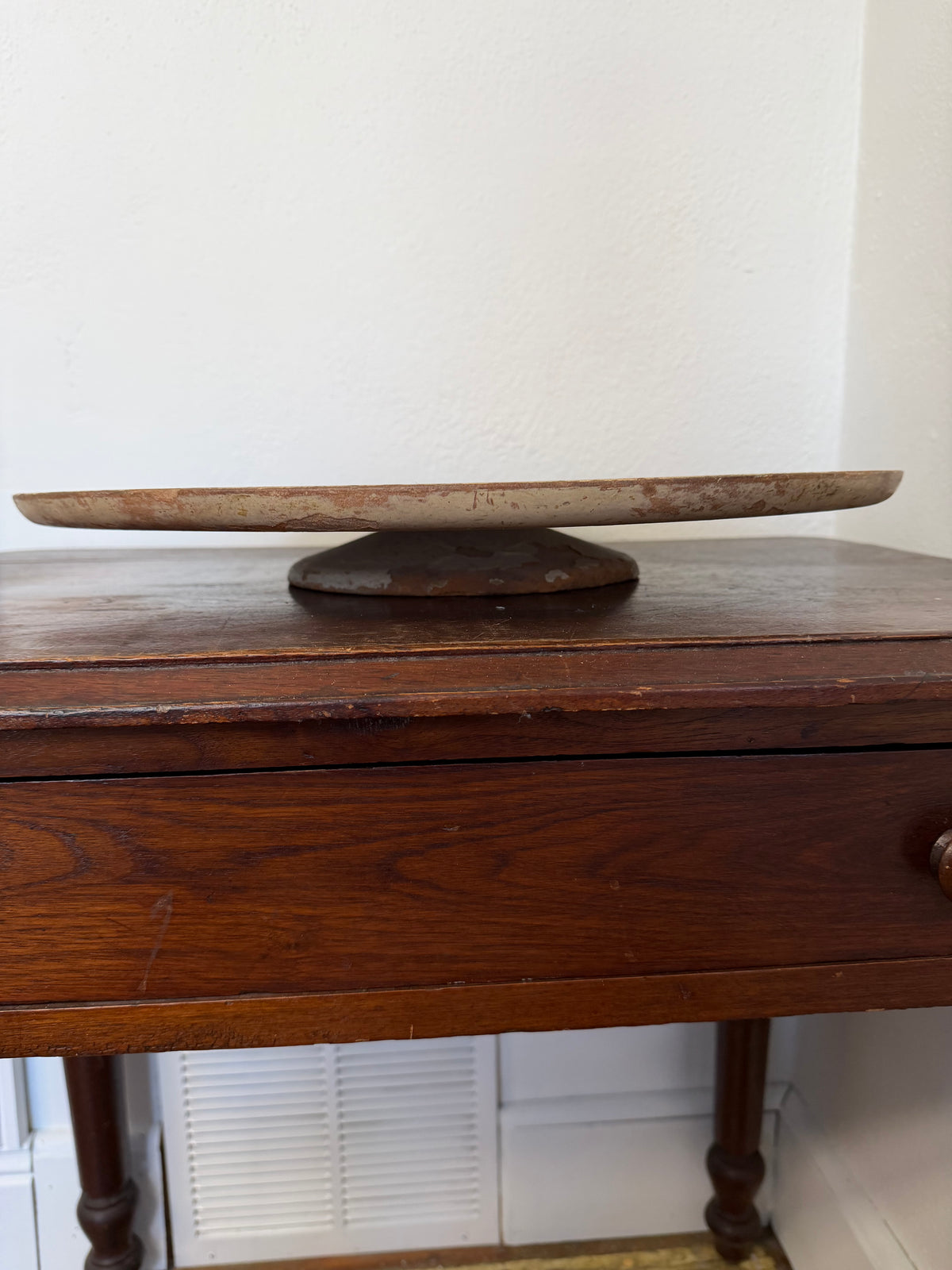 Large Wood Lazy Susan - Will get makeover