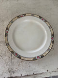 Vintage Rare Illinois China Co ILL26 Dinner Plates Roses Yellow Gold Trim sold individually