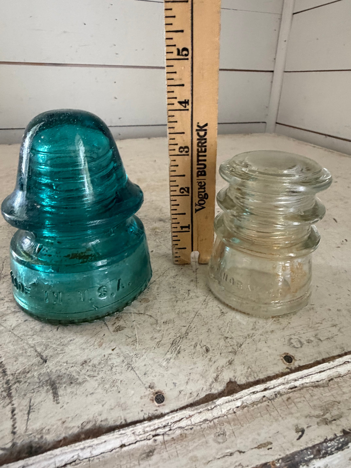 Antique glass insulator sold individually
