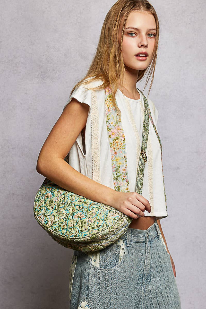 Essential Lightweight Quilted Floral Bag
