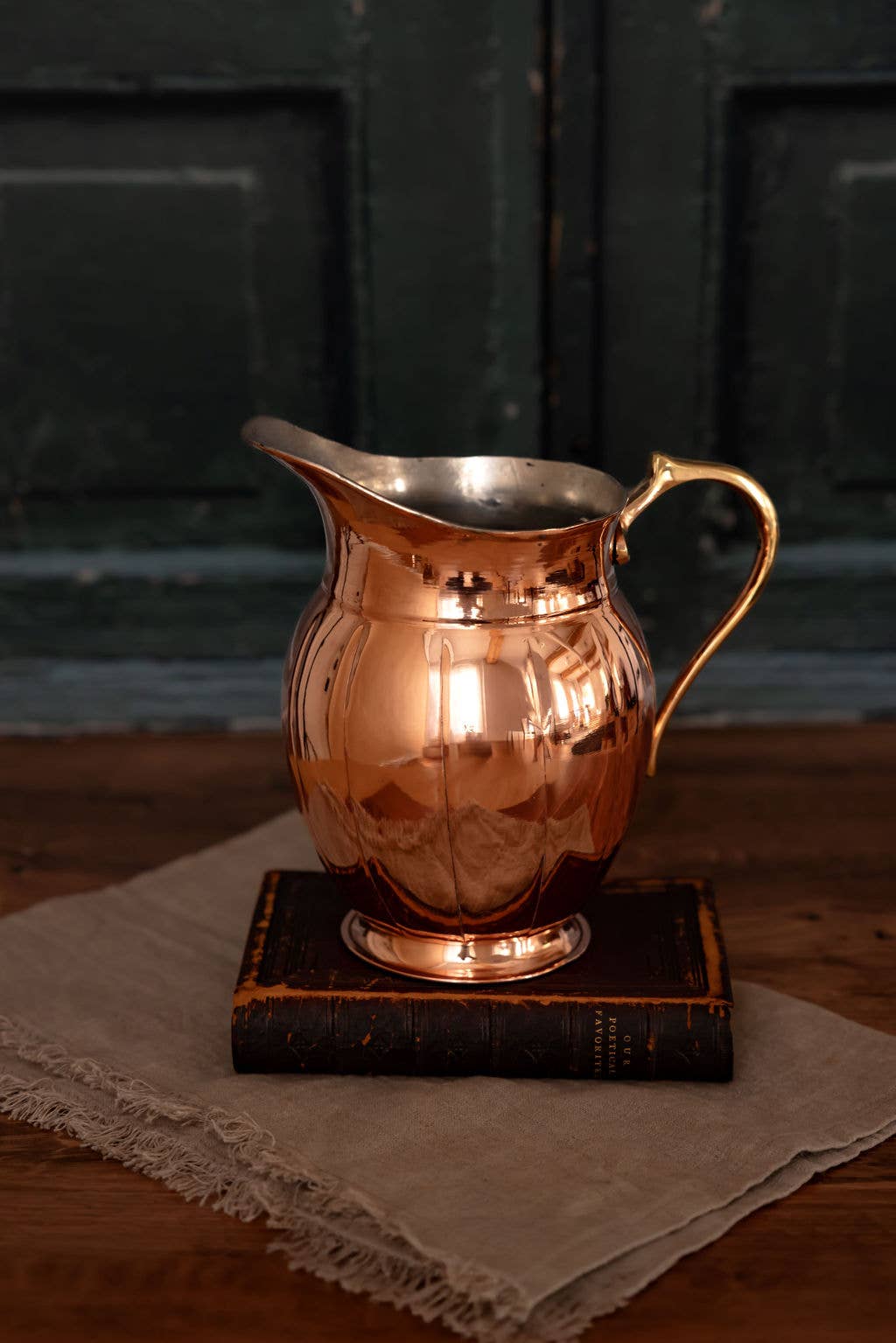 Copper Kitchen Vintage Inspired Large Pitcher