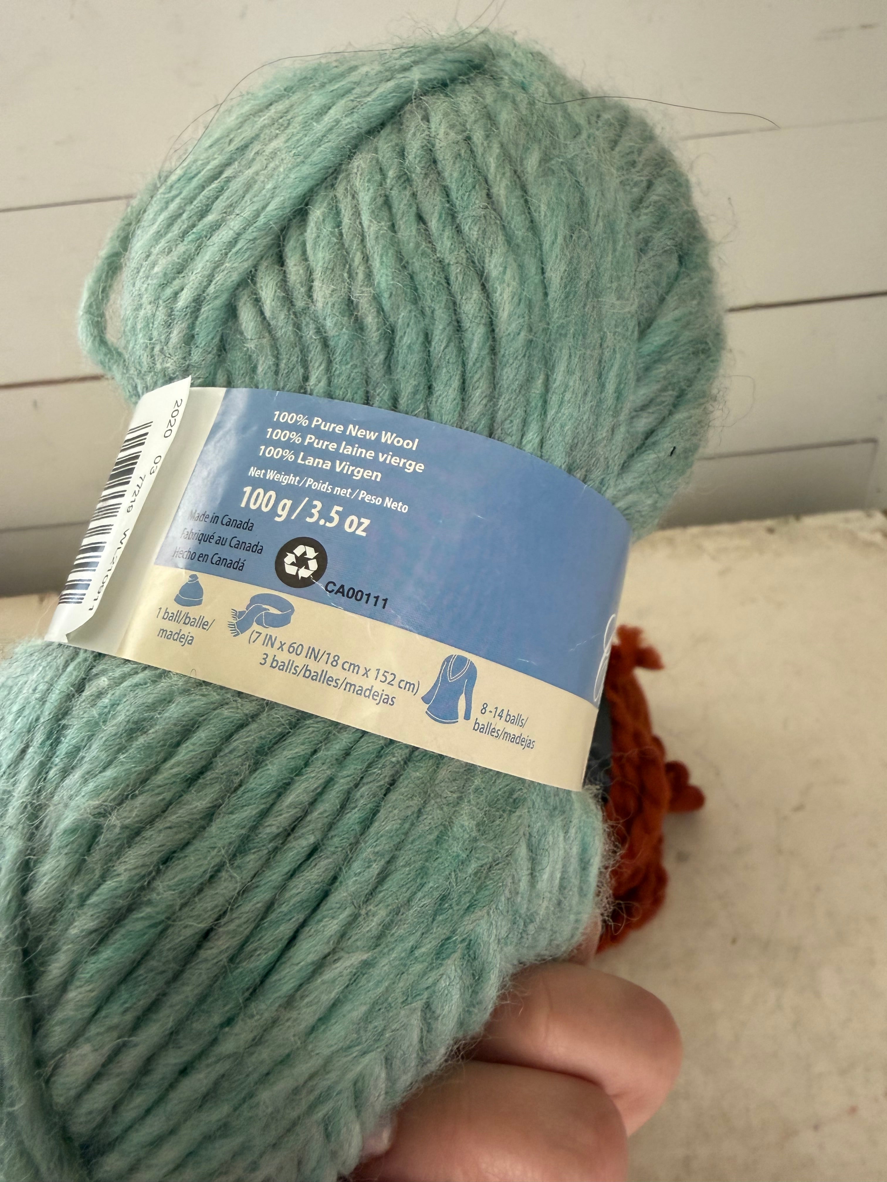 Set of yarn, mostly wool