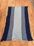 Blue gray Afghan