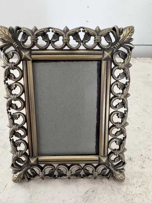 Tiny Ornate Small Silver Frame will get art