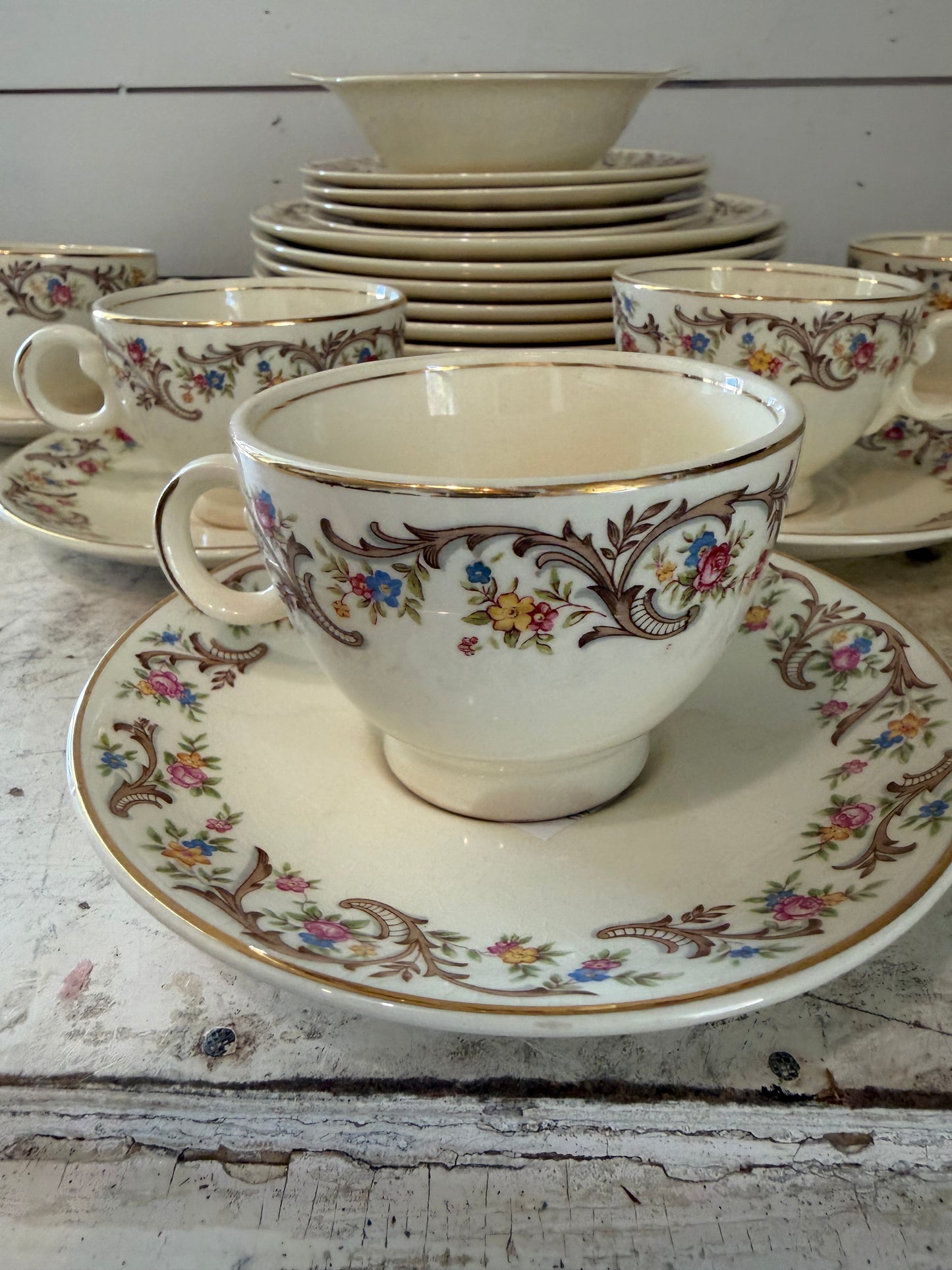 Smith and Taylor 1631 pattern China Dishes Sold Individually