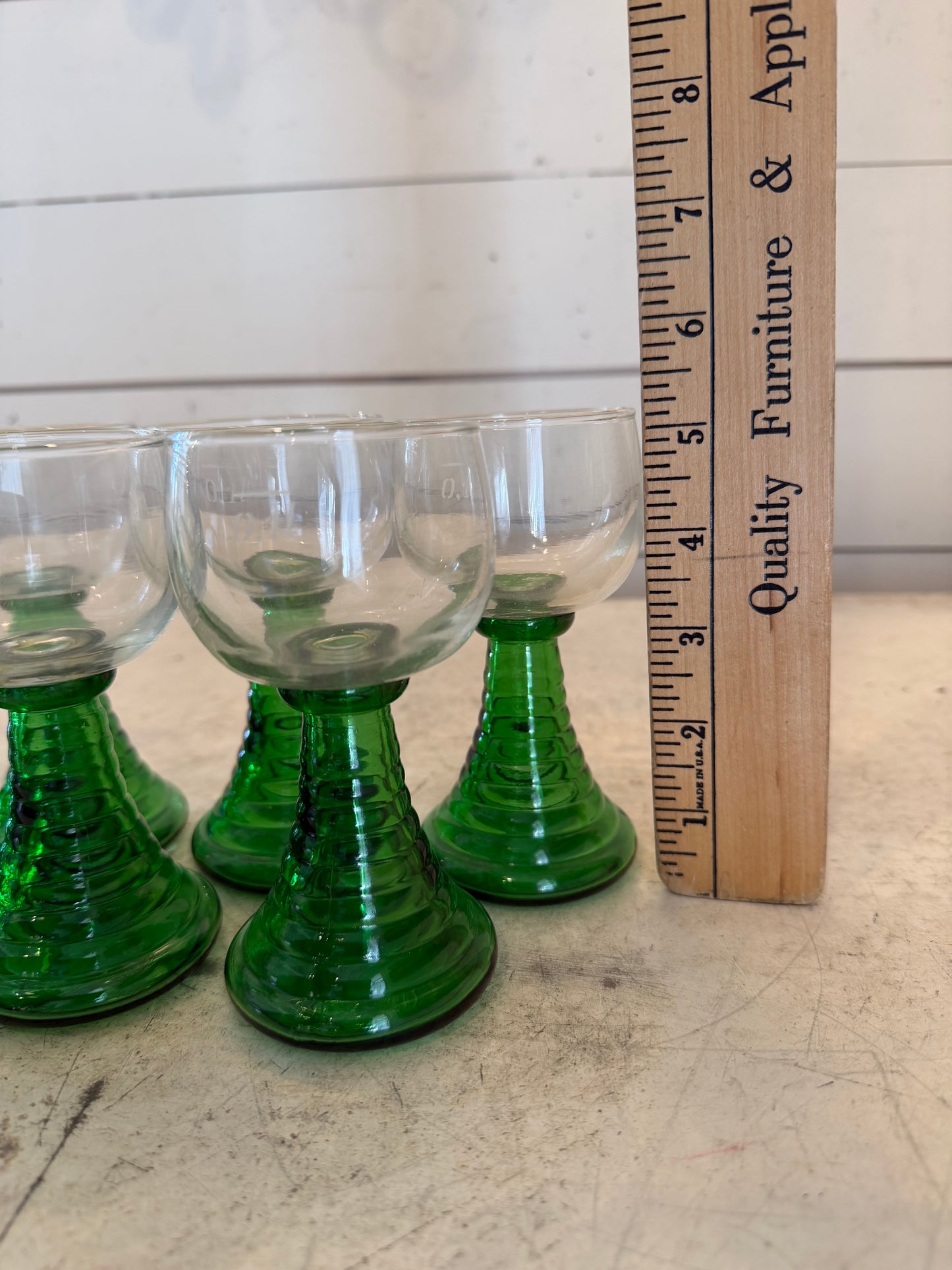 Vintage German Roemer Wine Glasses - Sold Individually