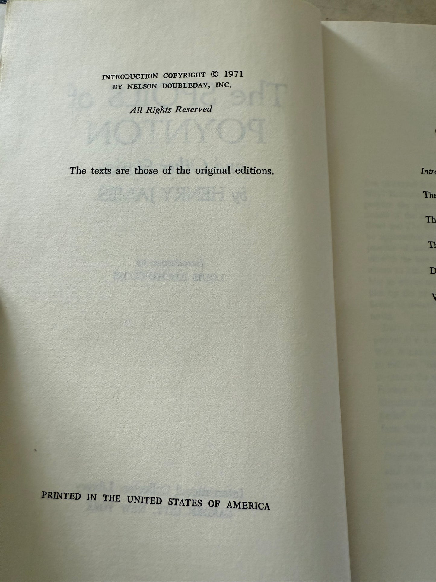 The Spoils of Poynton