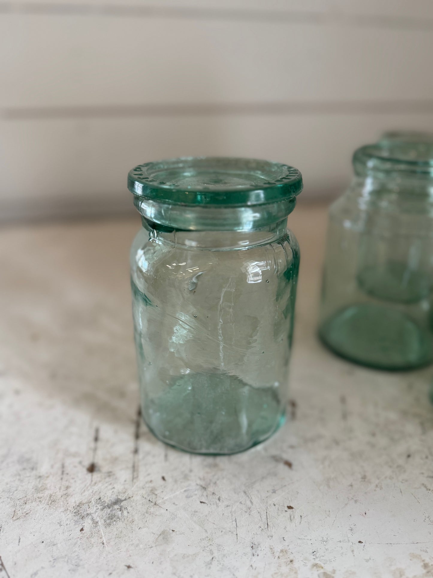 Antique Welsh Canning Jar - wide