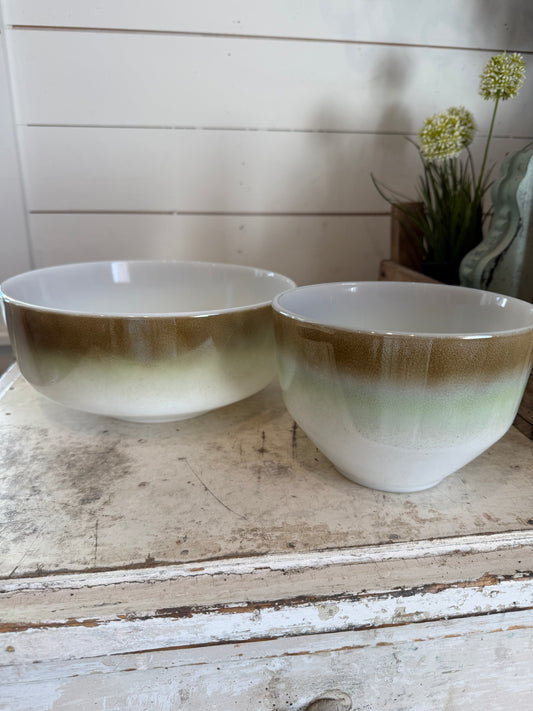Mesa Moss Vintage Federal Glass Mixing Bowl sold individually