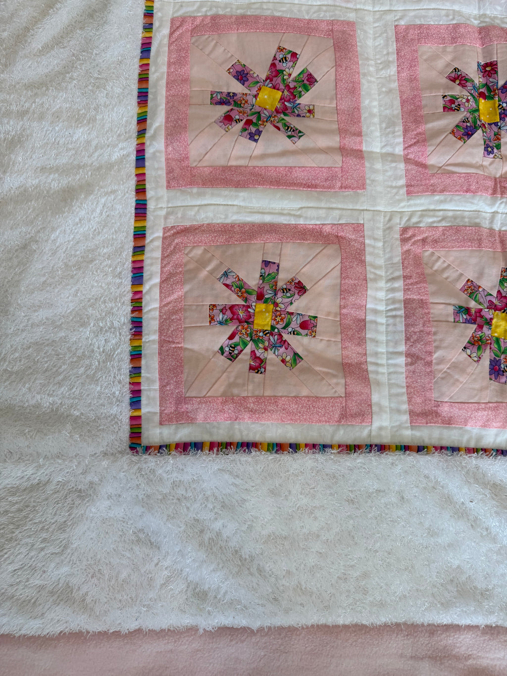 Handmade Patch Work Quilt - Twin