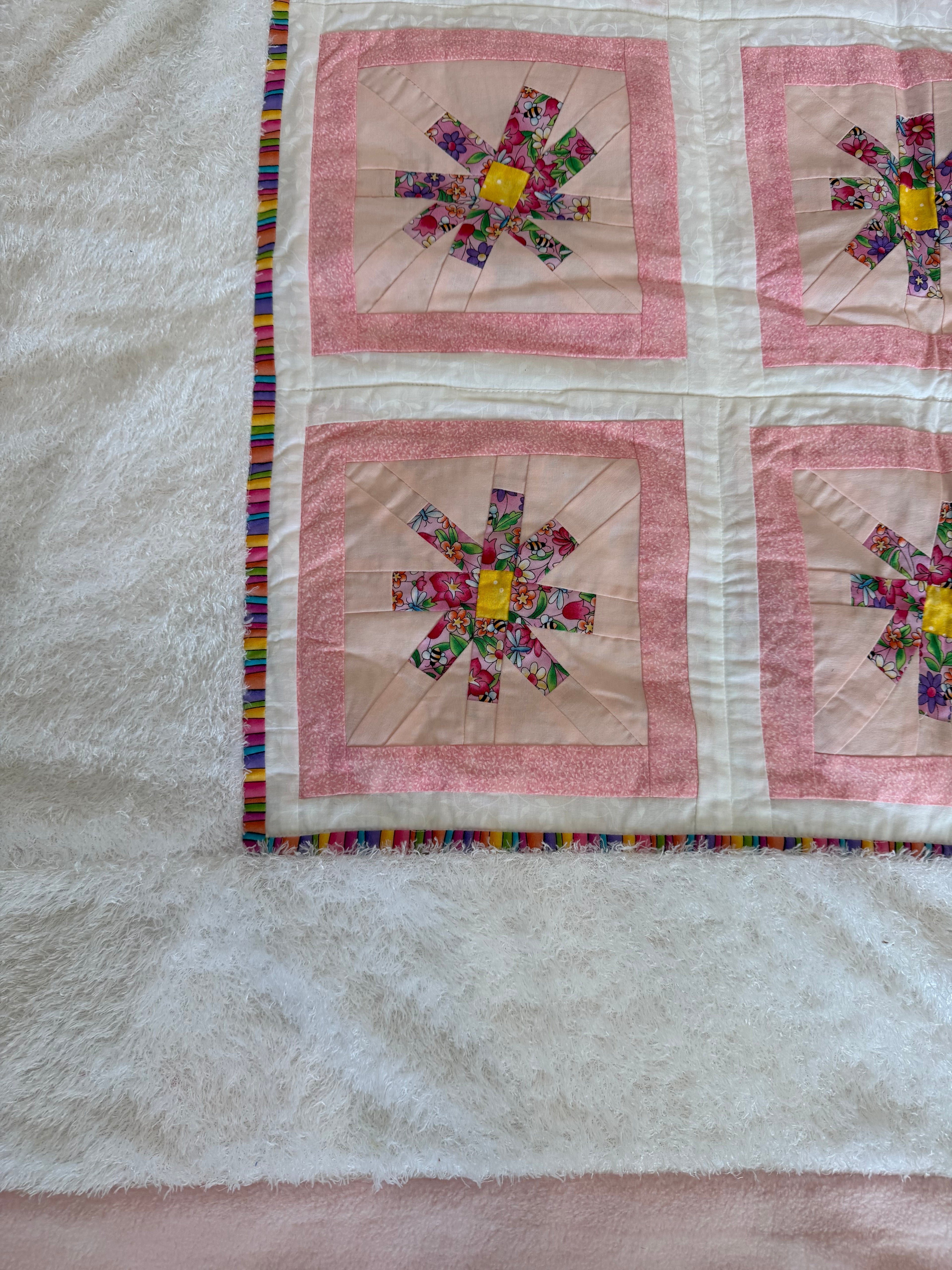 Handmade Patch Work Quilt - Twin