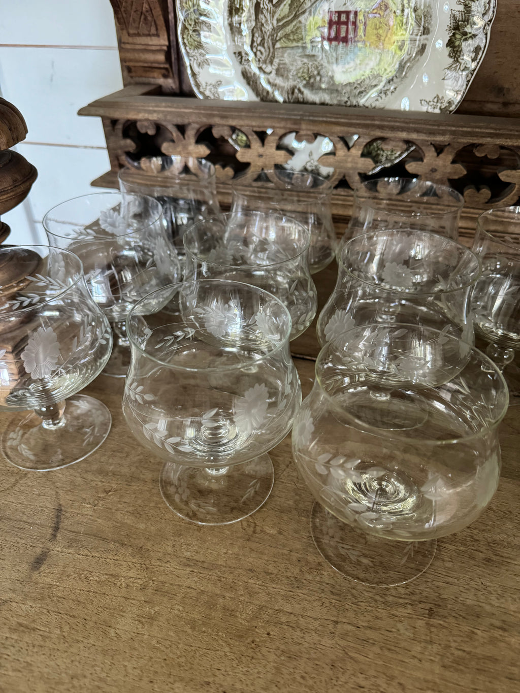 Princess House Etched Goblet - sold individually