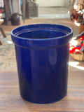 Cobalt utensil crock