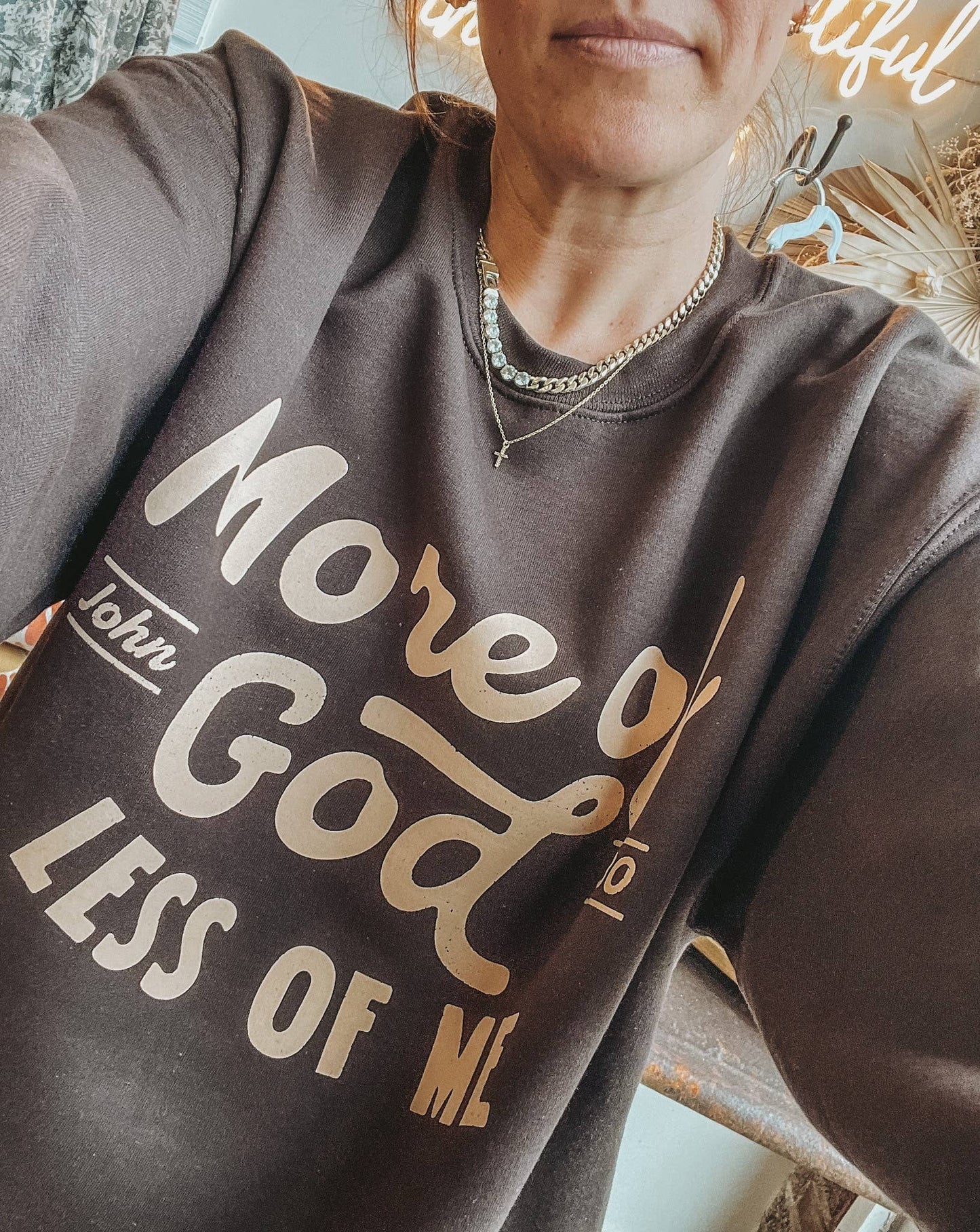 More Of God Crew Neck Sweatshirt | Trending