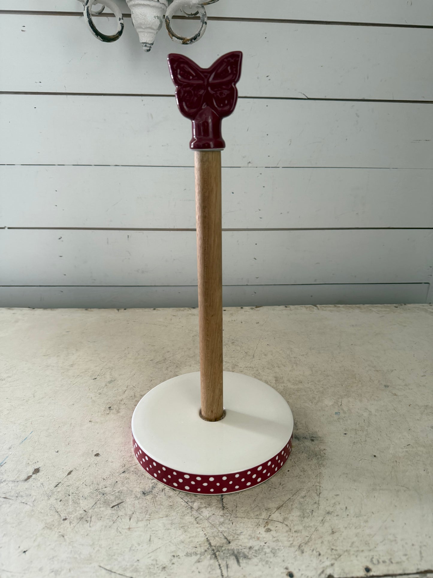 Pioneer Woman Butterfly Dot paper towel holder