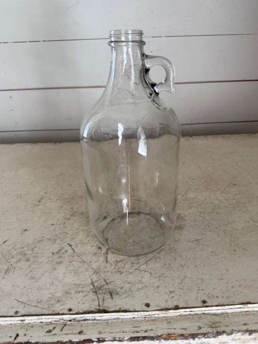 Vintage 1/2 gallon glass bottle
