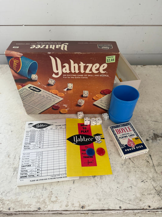 Vintage Yahtzee game