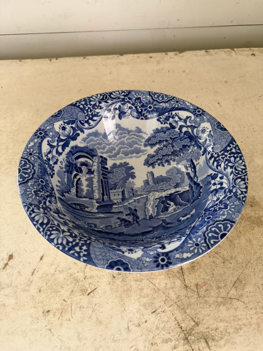 COPELAND SPODE - Blue Italian Pattern Transfer Bowl