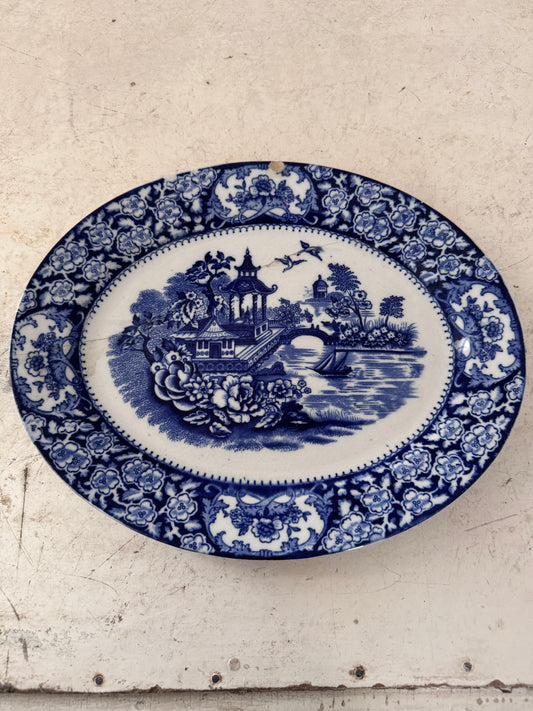 Swinerton Olde Alton Ware Blue Platter