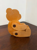 Vintage Hand Made Wood Bear