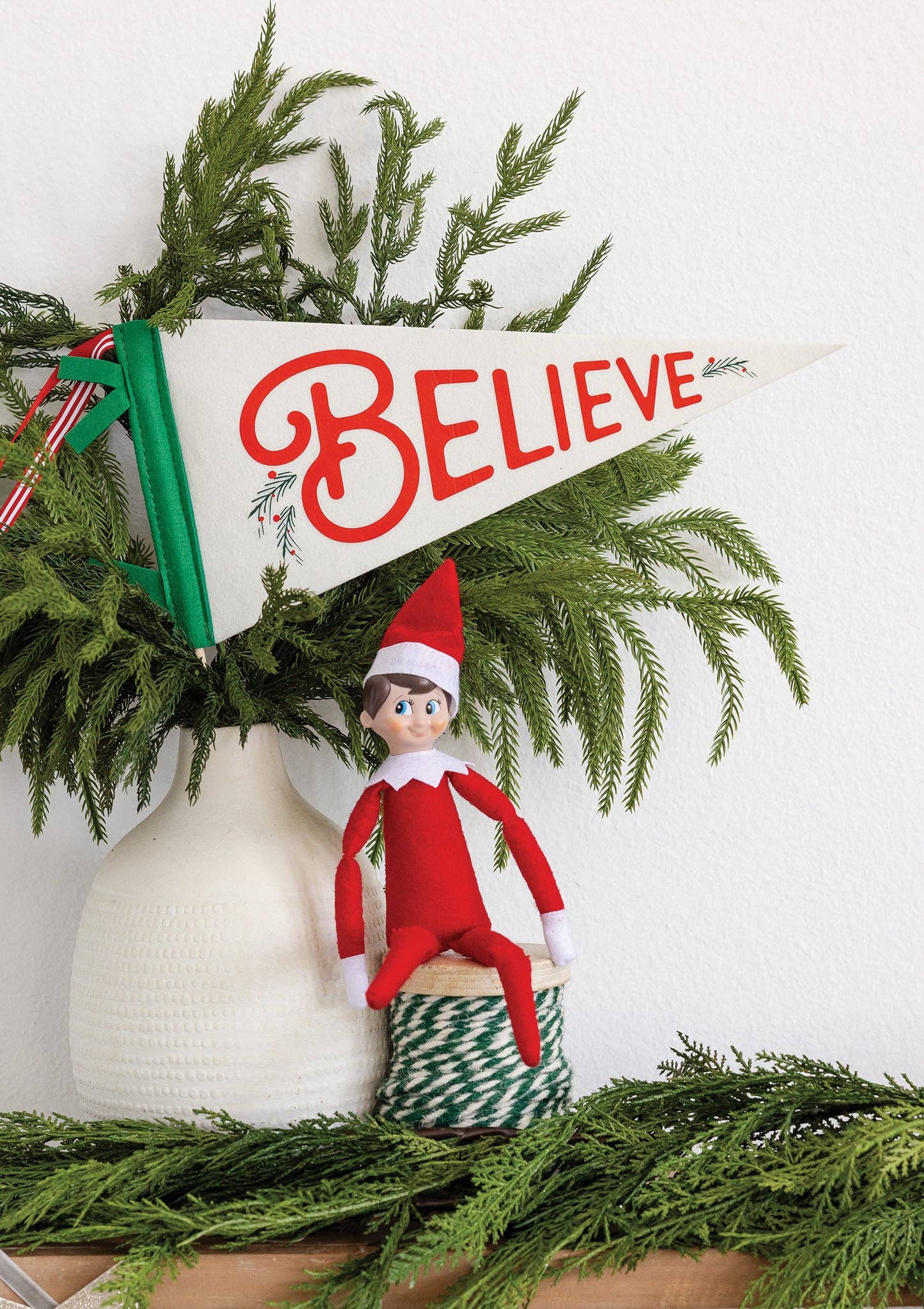 Believe Felt Pennant Banner