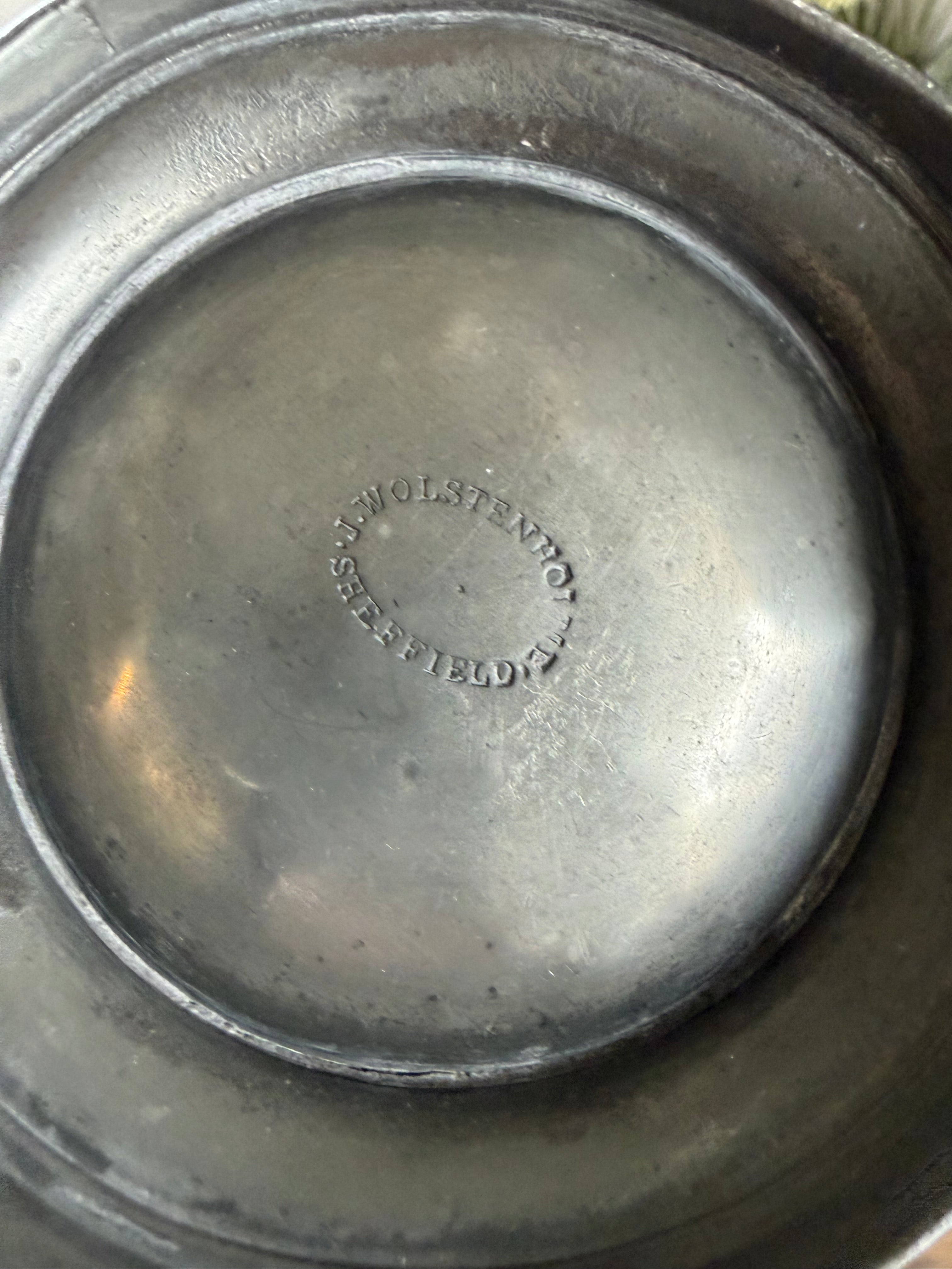 George The Fourth PEWTER ONE PINT MUG TANKARD Baluster Body C.1820-1825