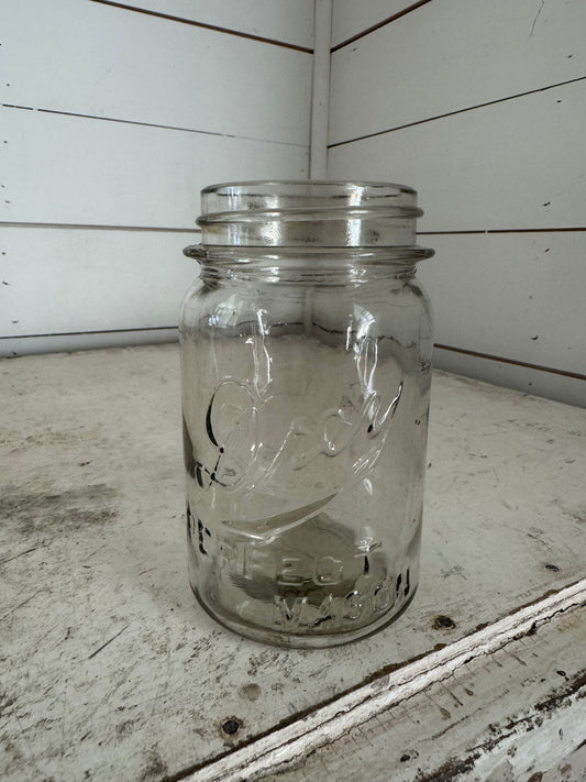 Vintage "Drey" Mason Jar, Pint Size,