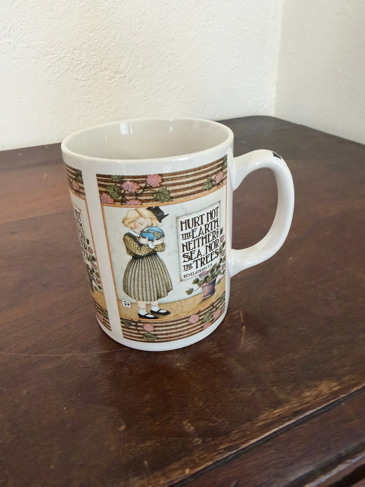 Mary Engelbreit "Hurt Not The Earth" Coffee Mug