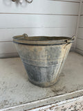 Antique English Zinc Plaster Bucket