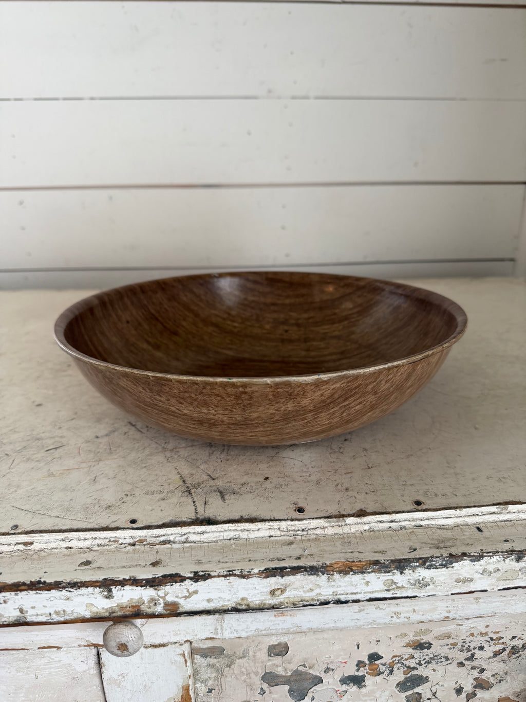 Cambridge Serving Bowl (fiberglass) has small chip on underside of lip