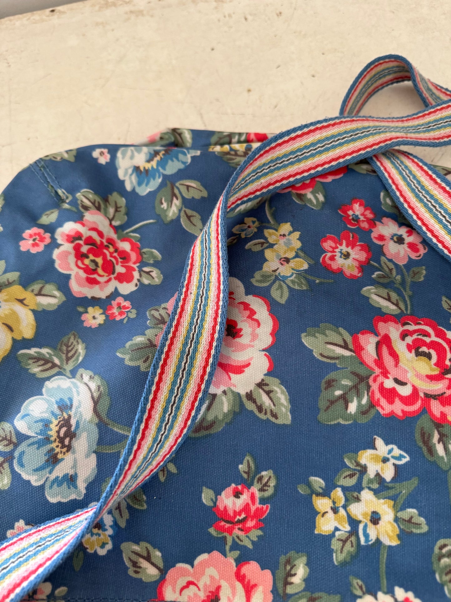 Floral Original Cath Kidston bag with Striped strap