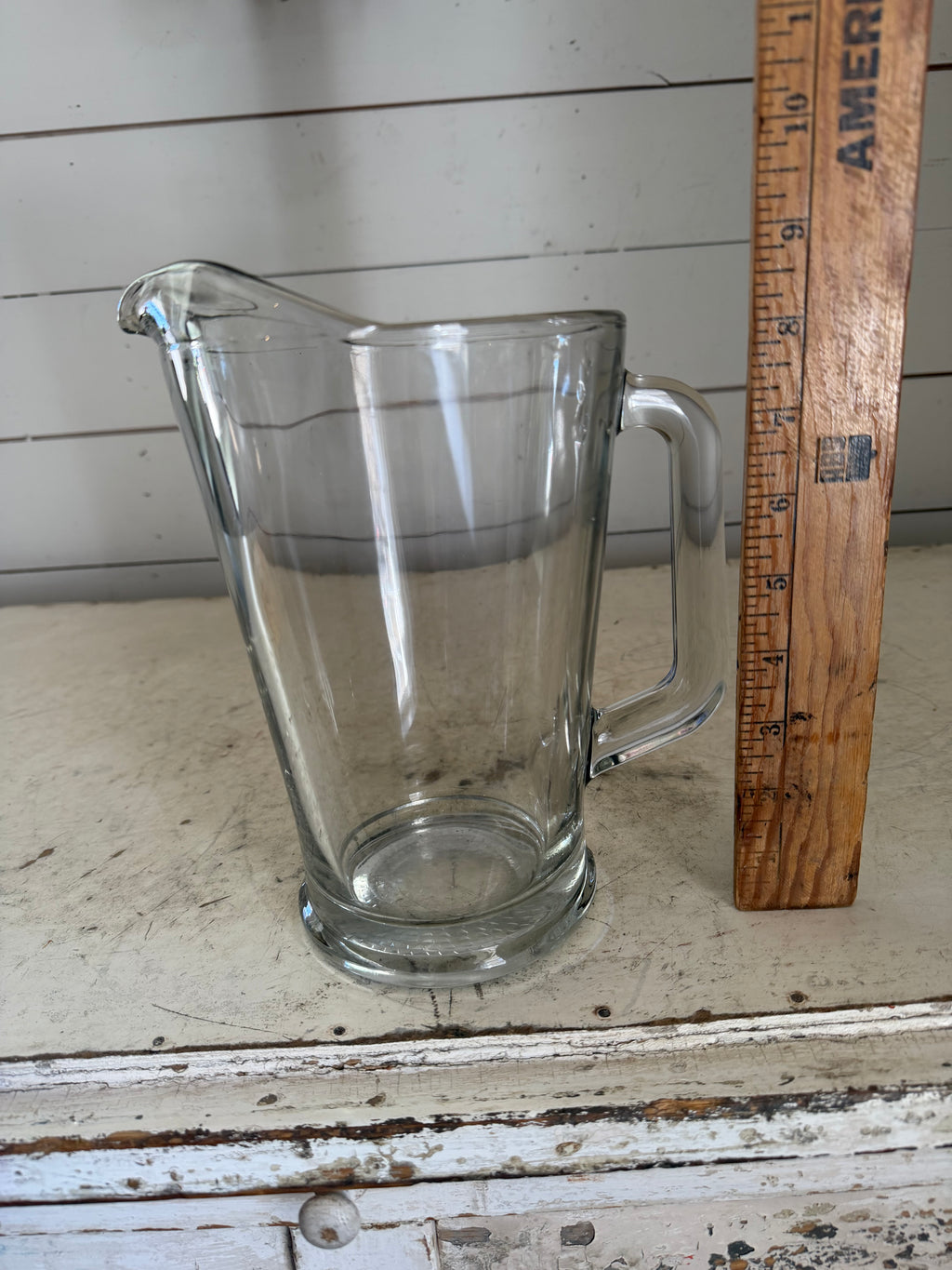 Libbey 60oz Glass Pitcher Easy Pour Flaired Lip