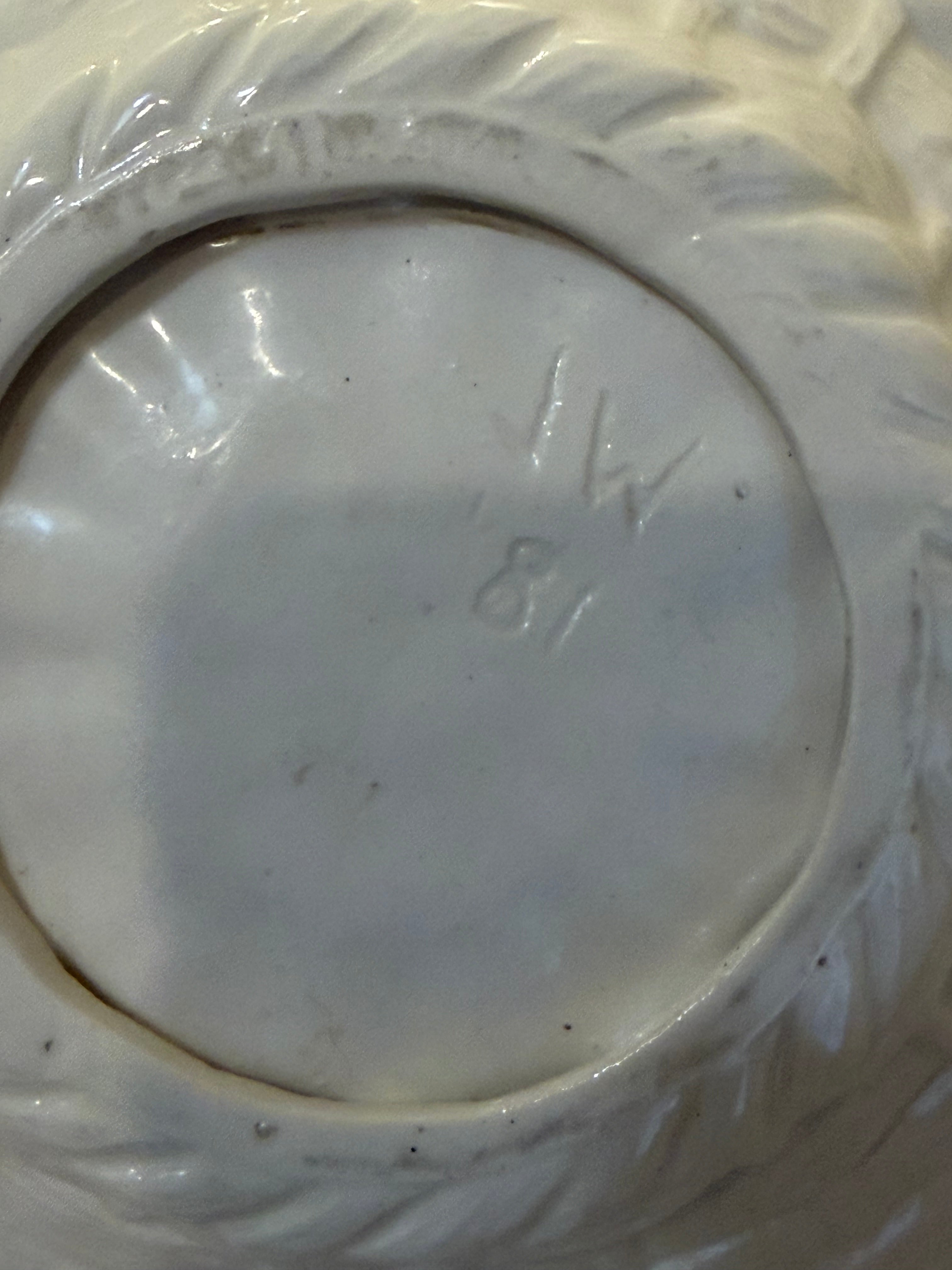 White Ceramic Basket