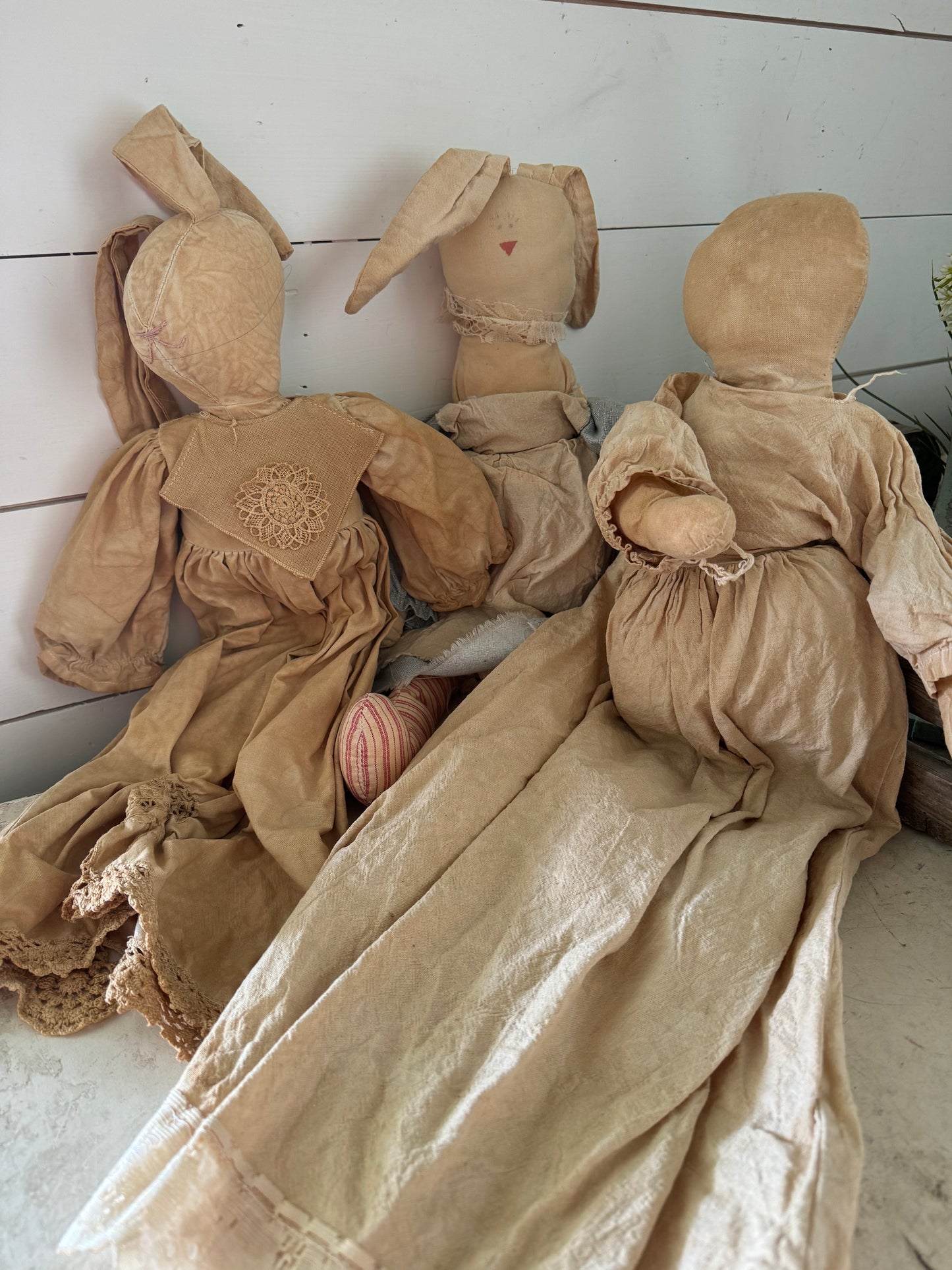 Handmade Tea Stain Rag Dolls