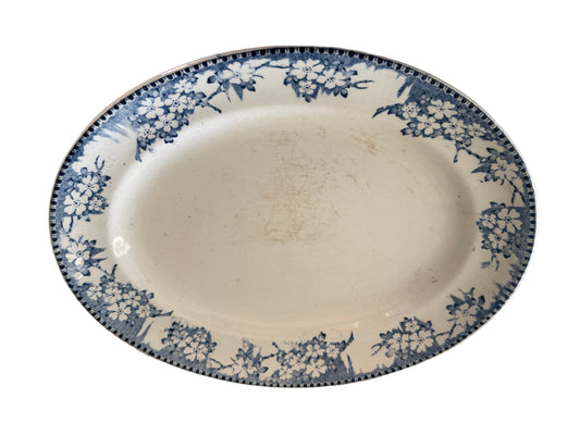 Antique Scottish Blue and White Platter
