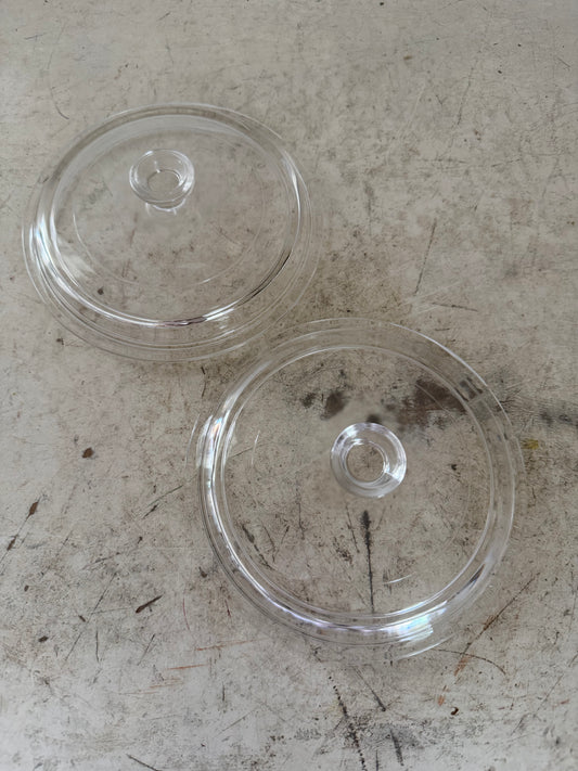 Pyrex 623-C clear glass replacement lids for round casserole dishes - sold individually