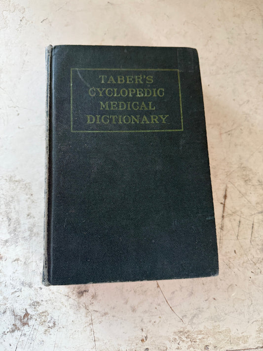 Tabers Encyclopedic medical dictionary