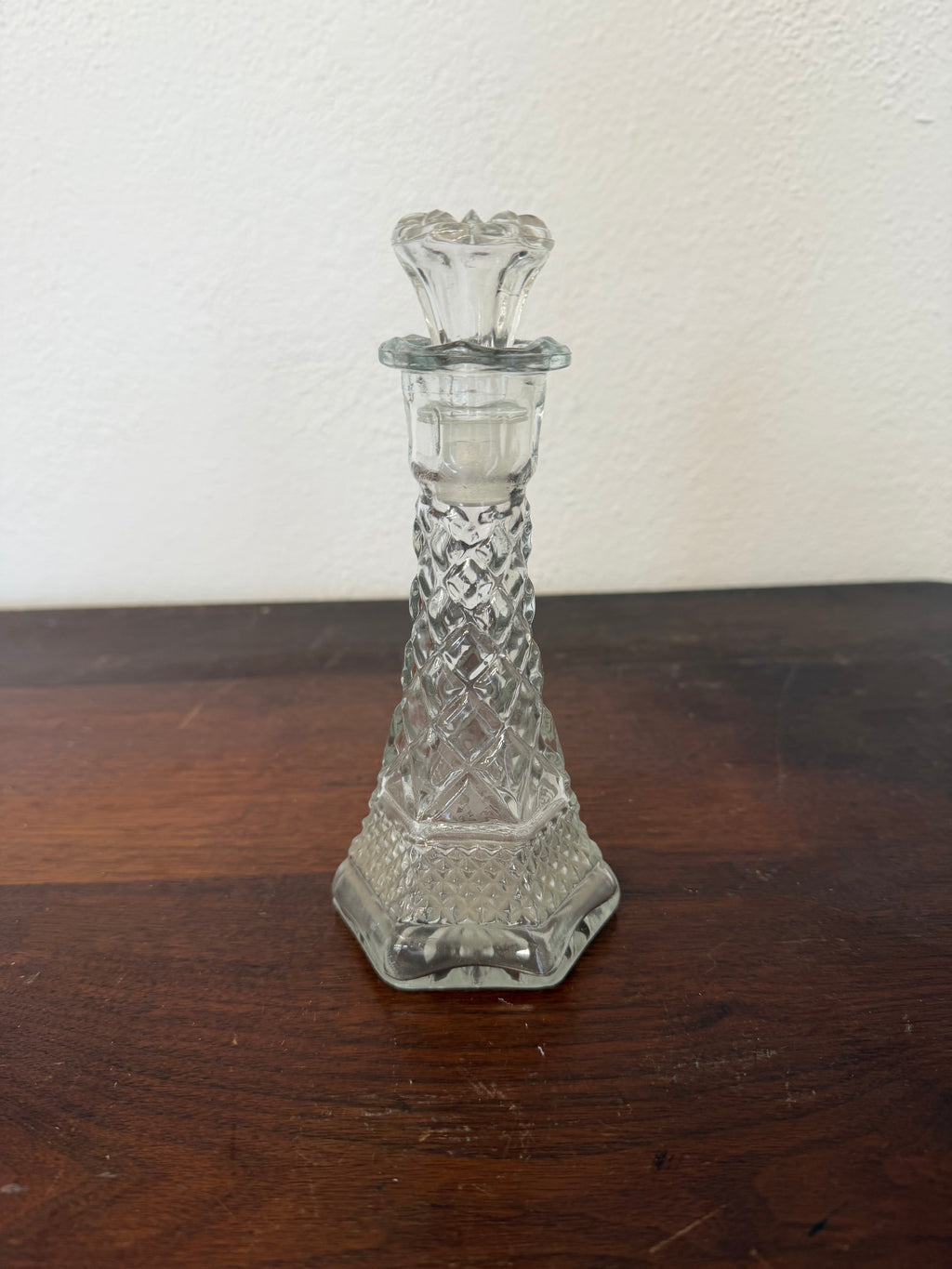 Anchor Hocking Wexford Pattern Glass Cruet