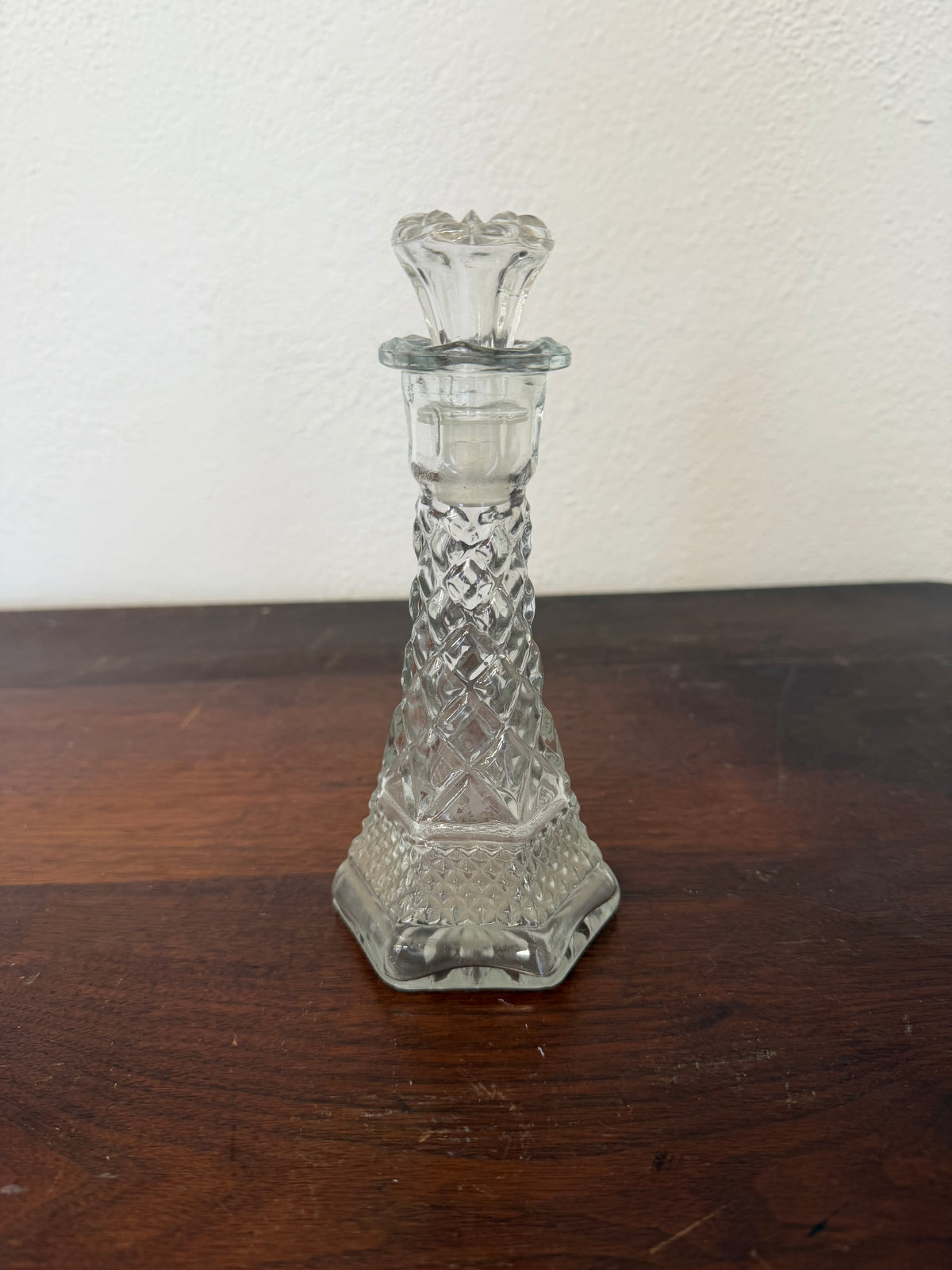 Anchor Hocking Wexford Pattern Glass Cruet