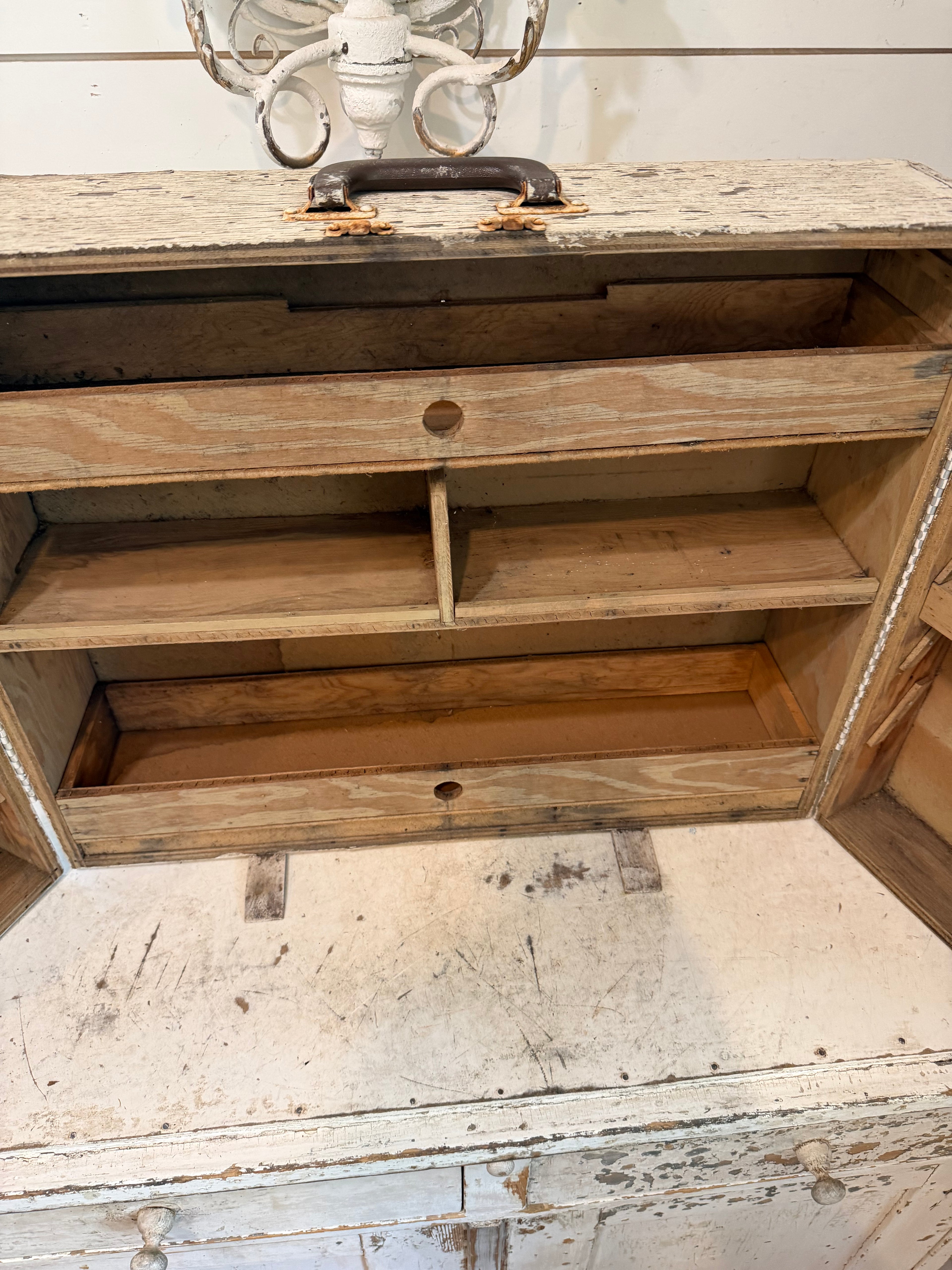 Vintage, Handmade Wood Doctors Chest