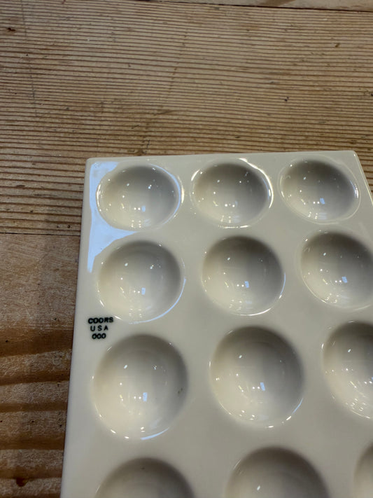 Vintage Coors USA porcelain spot plate