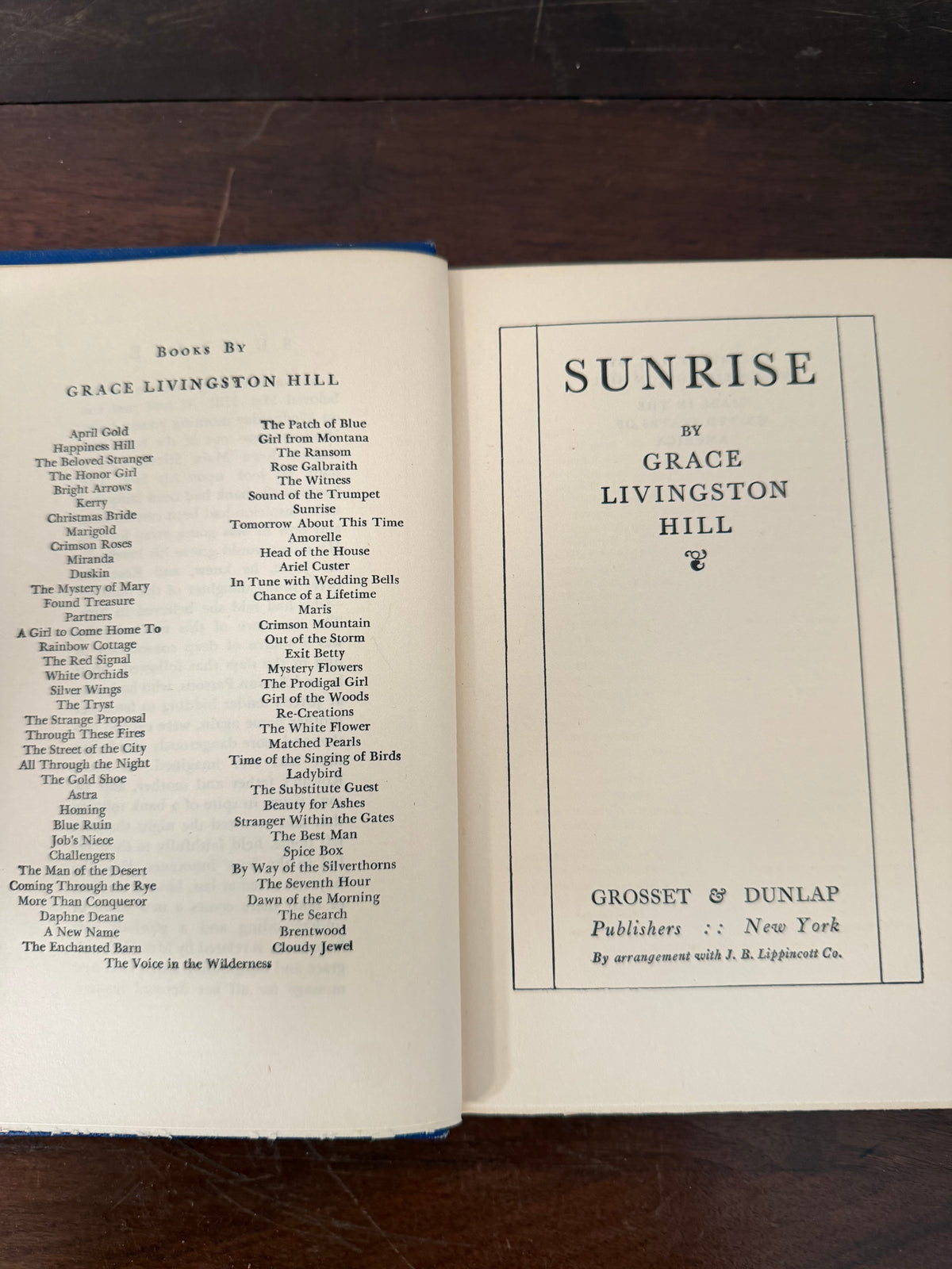 Sunrise - Book