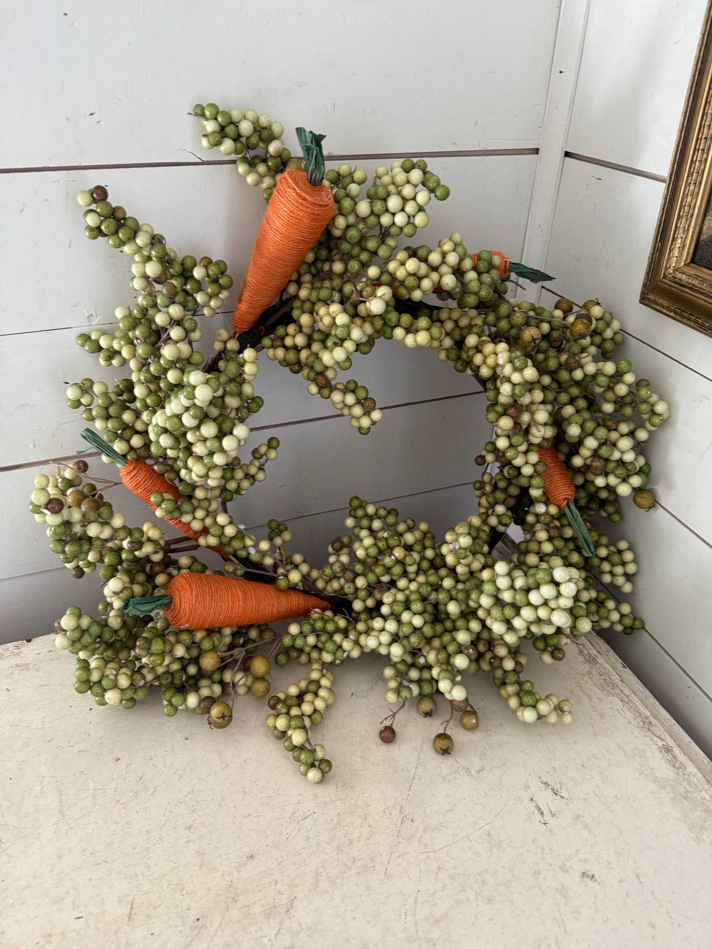 Carrot & Berry Spring Wreath