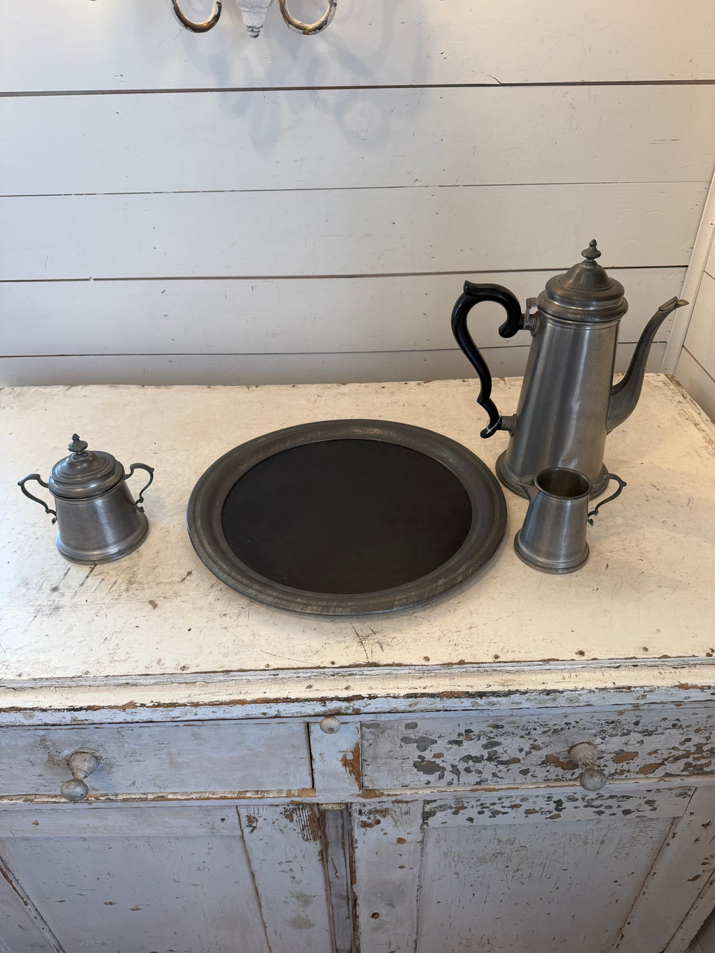 Vintage International Pewter coffee or tea Set