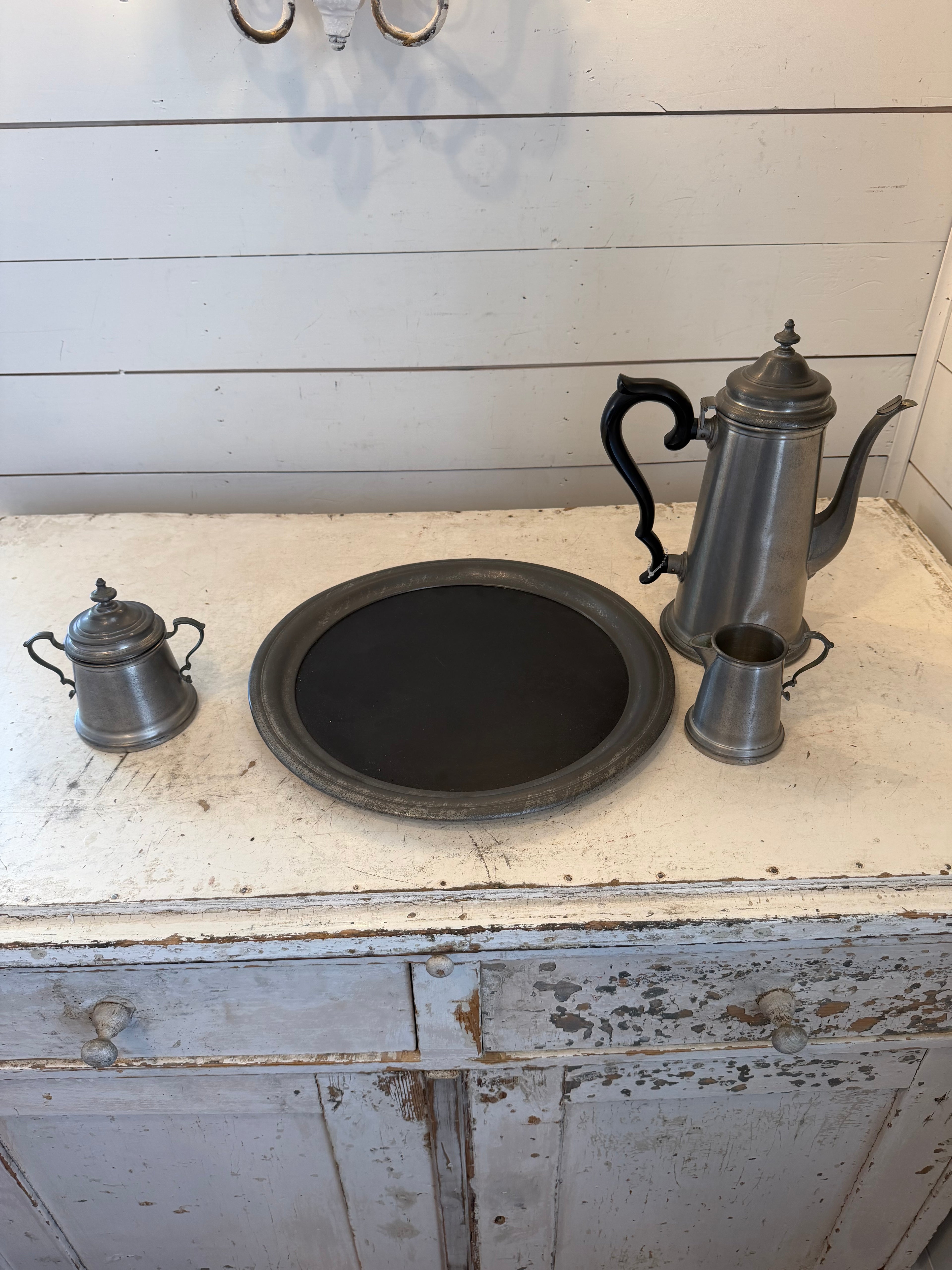 Vintage International Pewter coffee or tea Set